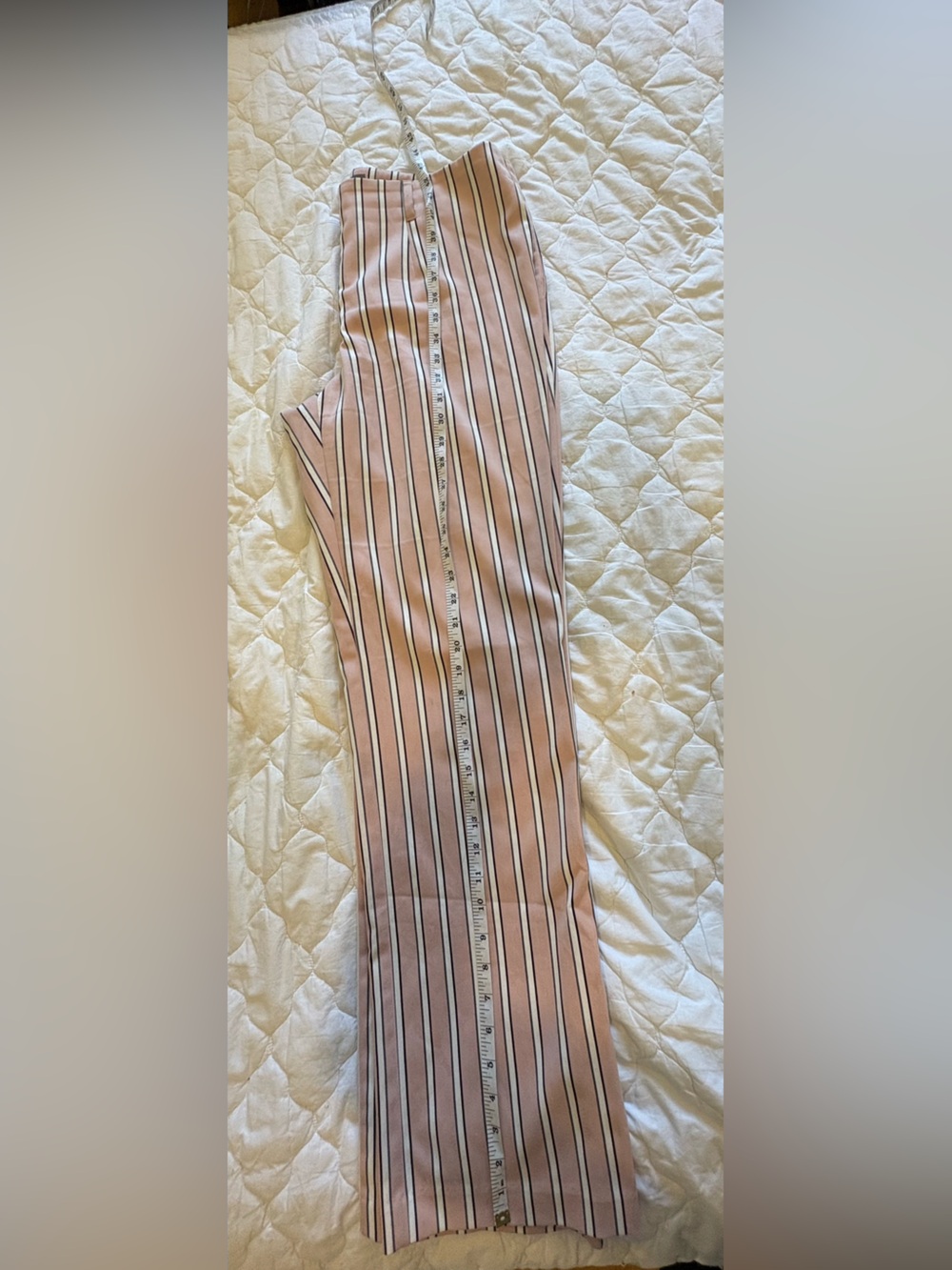 Tristan Pink Striped Wide-Leg Pants - Picture 6 of 8